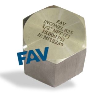 Inconel 625 Hex Cap Hex Cap