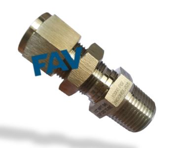 Inconel 625 Male Bulkhead Connector Male Bulkhead Connector