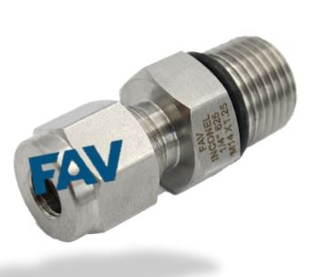 Inconel 625 Male Connector with O-ring Male Connector with O-ring