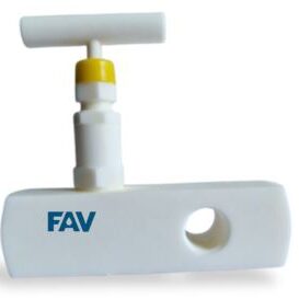 PVDF Multiport Needle Valve Female x Female Multiport Needle Valve