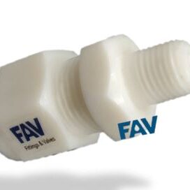 PVDF Male Connector BSP Male Connector
