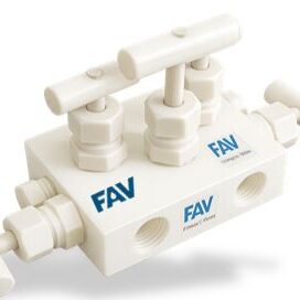 PVDF Manifold Valve 5 way Manifold Valve 5 way