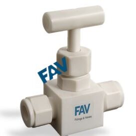 PVDF Needle Valve OD Tube Needle Valve