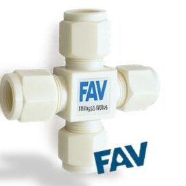 PVDF Union Cross Union Cross