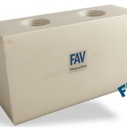 PVDF 2 way Manifold Blocks 2 way Manifold Blocks