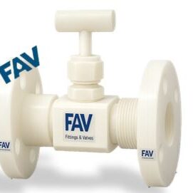PVDF Flanged Needle Valve Flanged Needle Valve