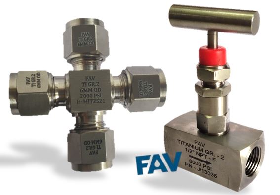 Titanium Fittings & Titanium Ferrule Compression Fittings Titanium Ferrule Compression Fittings