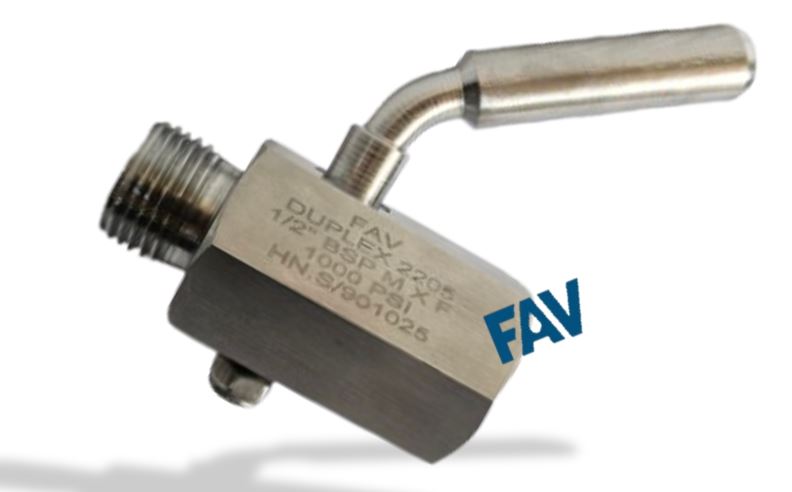 Super Duplex Pressure Guage Cock Pressure Guage Cock