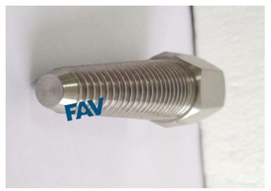 Titanium Metal Threaded Tube Plug Metal Threaded Tube Plug