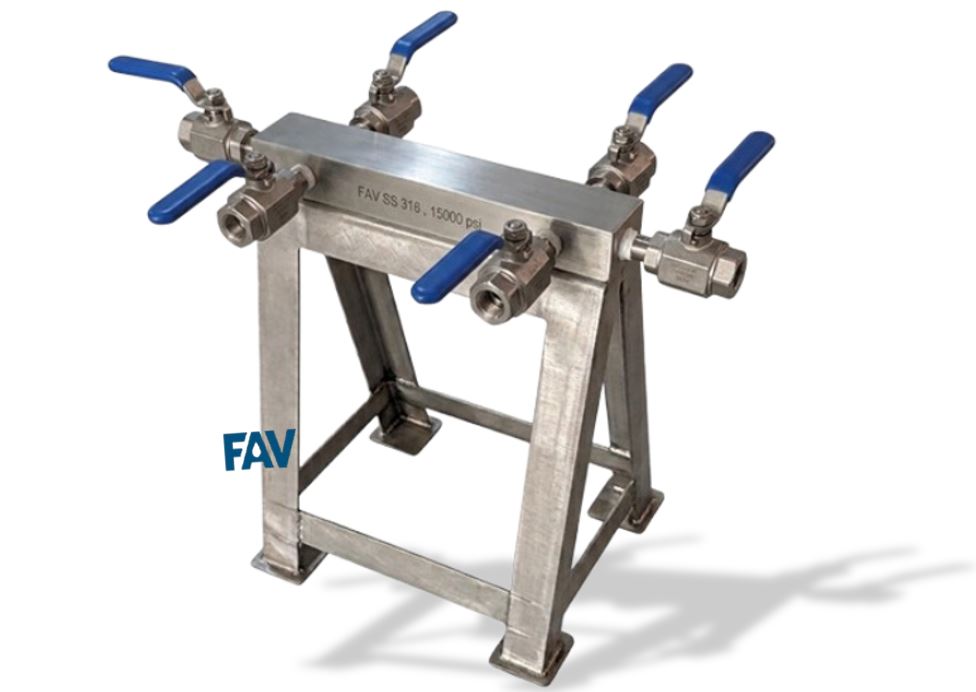 Air Manifold for Hydrotesting 10000 Psi Air Manifold 10000 to 15000 Psi