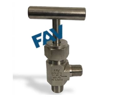 CuNi 90:10 Angle Needle Valve Male x Male Angle Needle Valve Male x Male