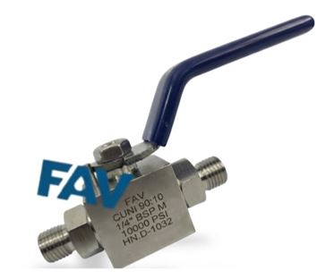 CuNi 90:10 Ball Valve Lever Handle Male x Male Ball Valve Lever Handle Male x Male