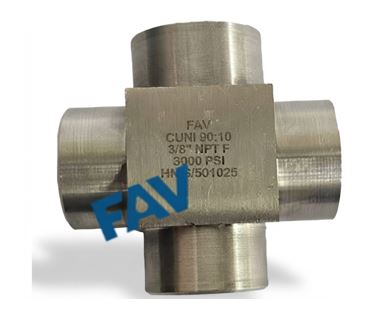 CuNi 90:10 Block Female Cross Block Female Cross