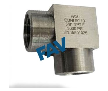 CuNi 90:10 Block Female Elbow Block Female Elbow
