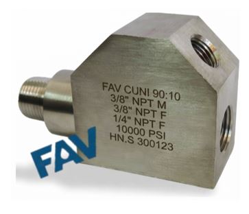 CuNi 90:10 Gauge Adapter Gauge Adapter