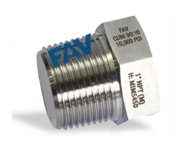 CuNi 90:10 Hex Plug Hex Plug