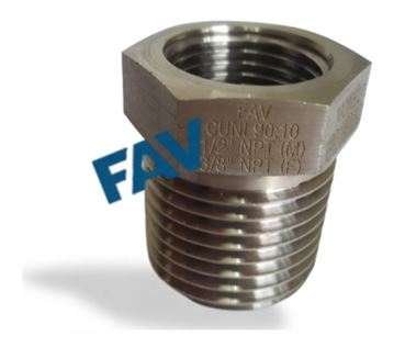 CuNi 90:10 Hex Reducing Bushing Hex Reducing Bushing