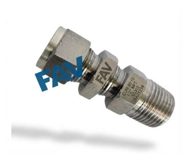 CuNi 90:10 Male Bulkhead Connector Male Bulkhead Connector