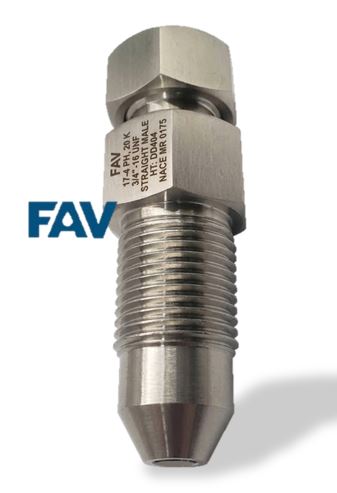 Double Check Grease Fitting Double Check Grease Fitting 3/4"-16 UN, 10000 psi